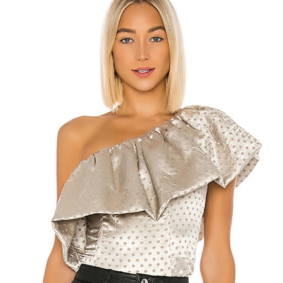 LPA josephine top dusty gold L - Picture 2 of 8